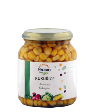 BIO Kukuřice sterilovaná 340 g Probio 